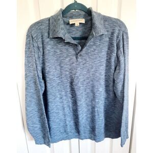 Pronto-Uomo Firenze M Men's Vintage Polo Sweater Wool Made In Italy‎ *Defect*